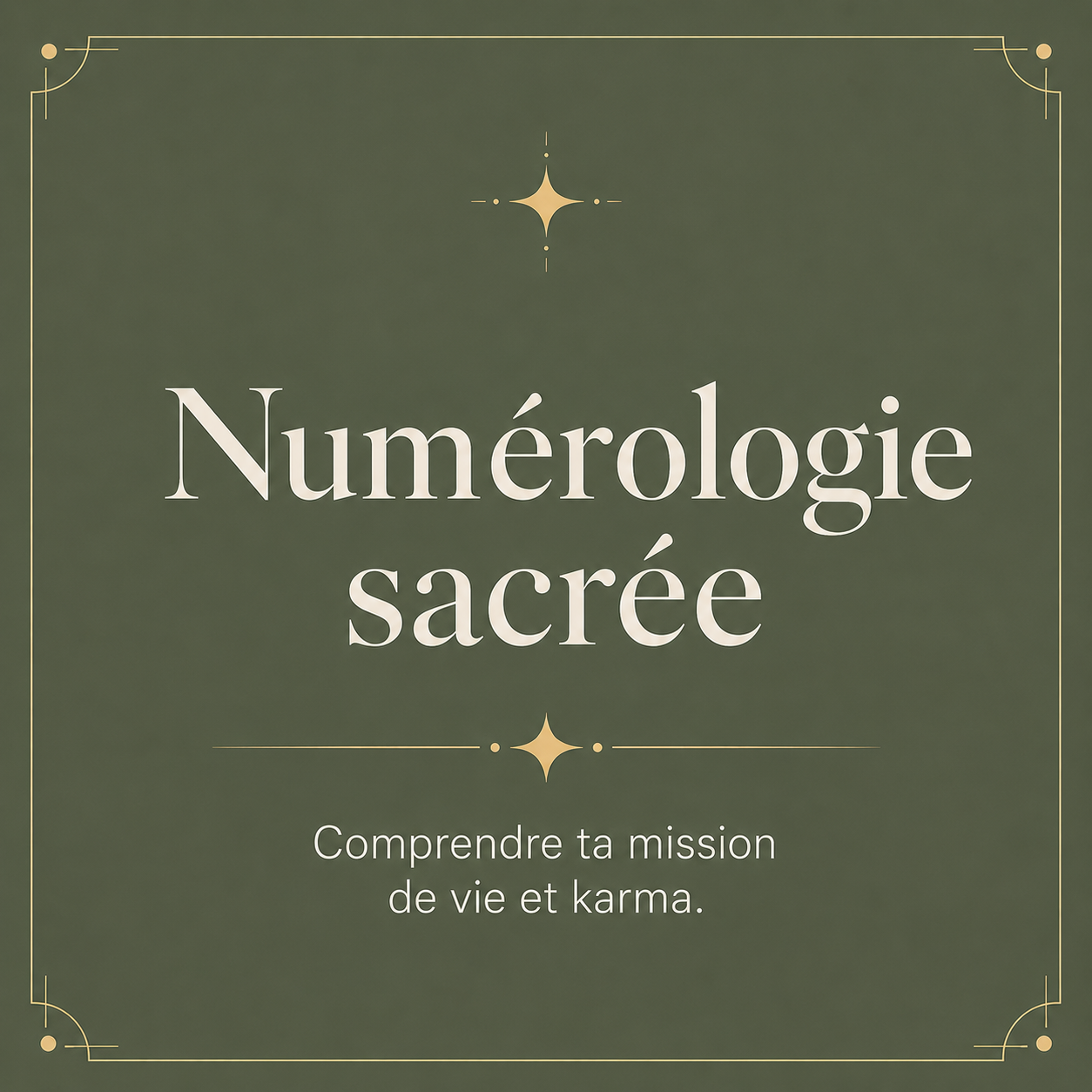 Numérologie Sacrée : Mission d’Âme & Héritage Karmique