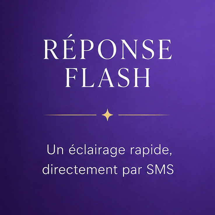 Réponse flash, par SMS dans la journée