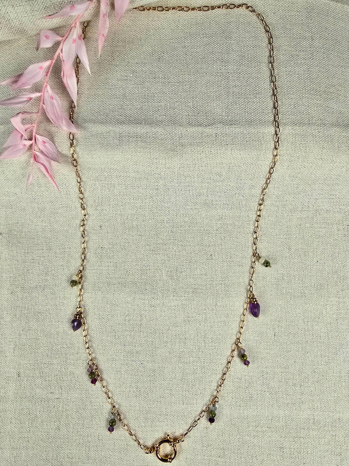 Collier long "Alignement & Intuition"