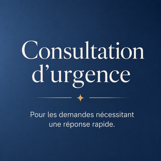 Consultation d'urgence