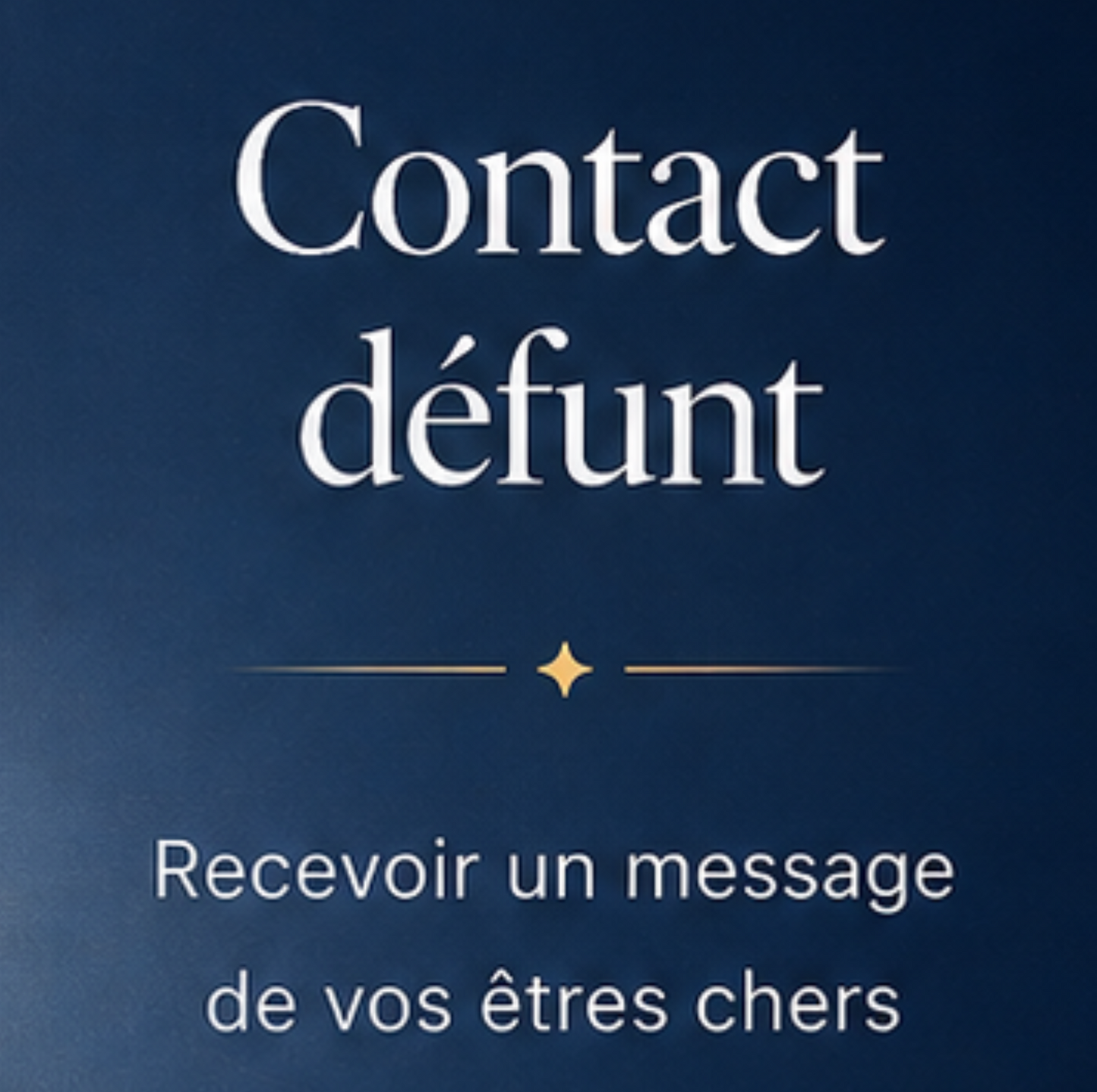 Contact Défunt : Retrouvez un lien précieux avec l'au-delà