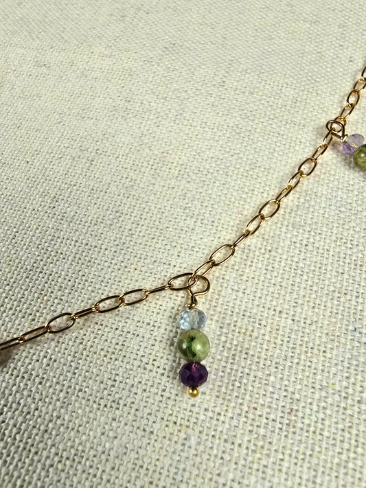 Collier long  "Alignement & Intuition"