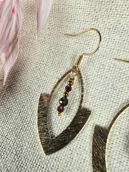 Boucles d'oreilles " Ancrage & Protection"
