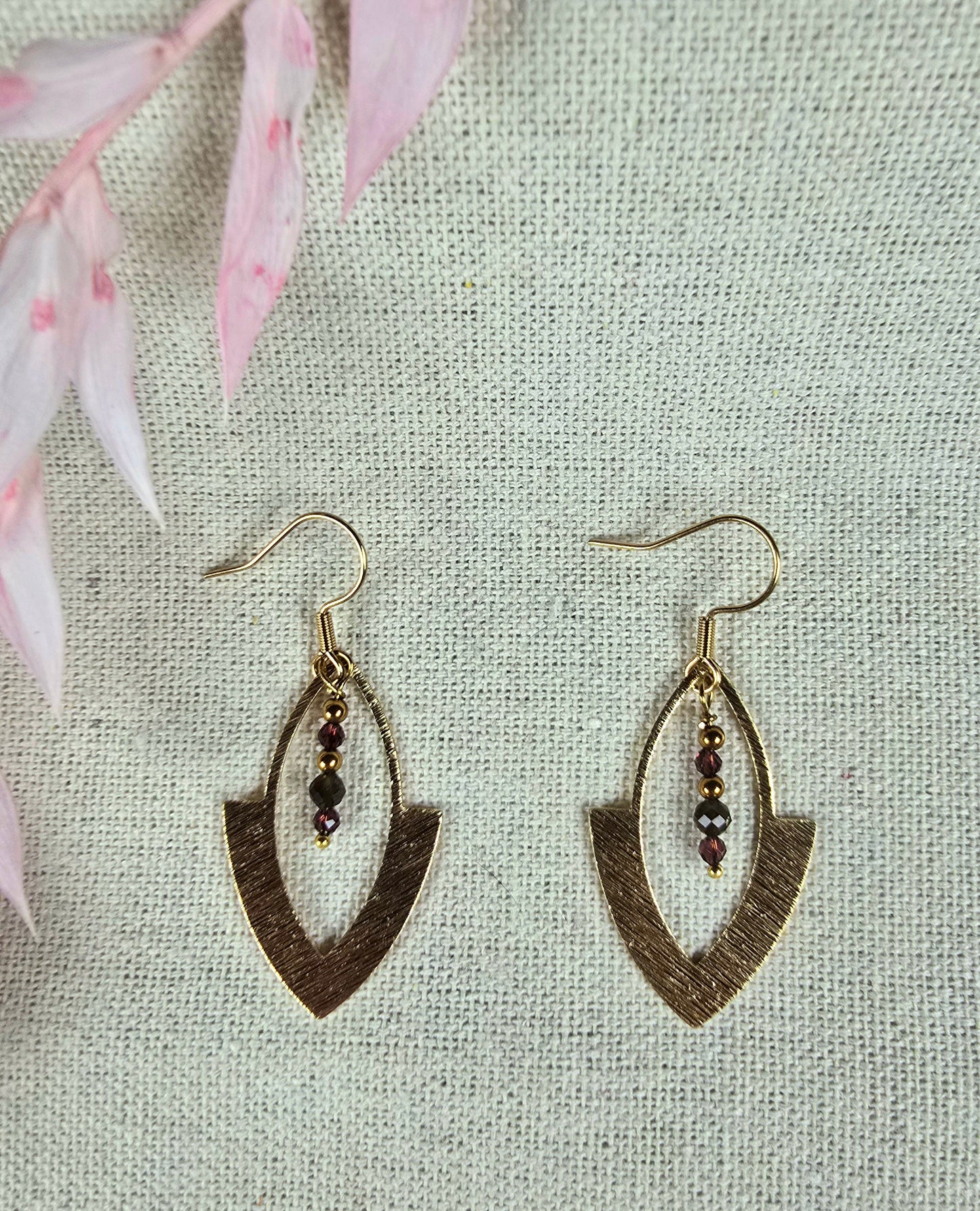 Boucles d'oreilles " Ancrage & Protection"